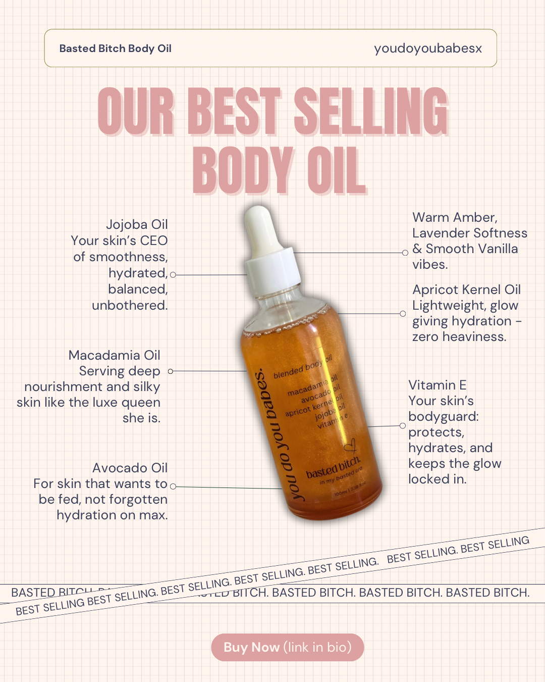 Basted Bitch Body Oil