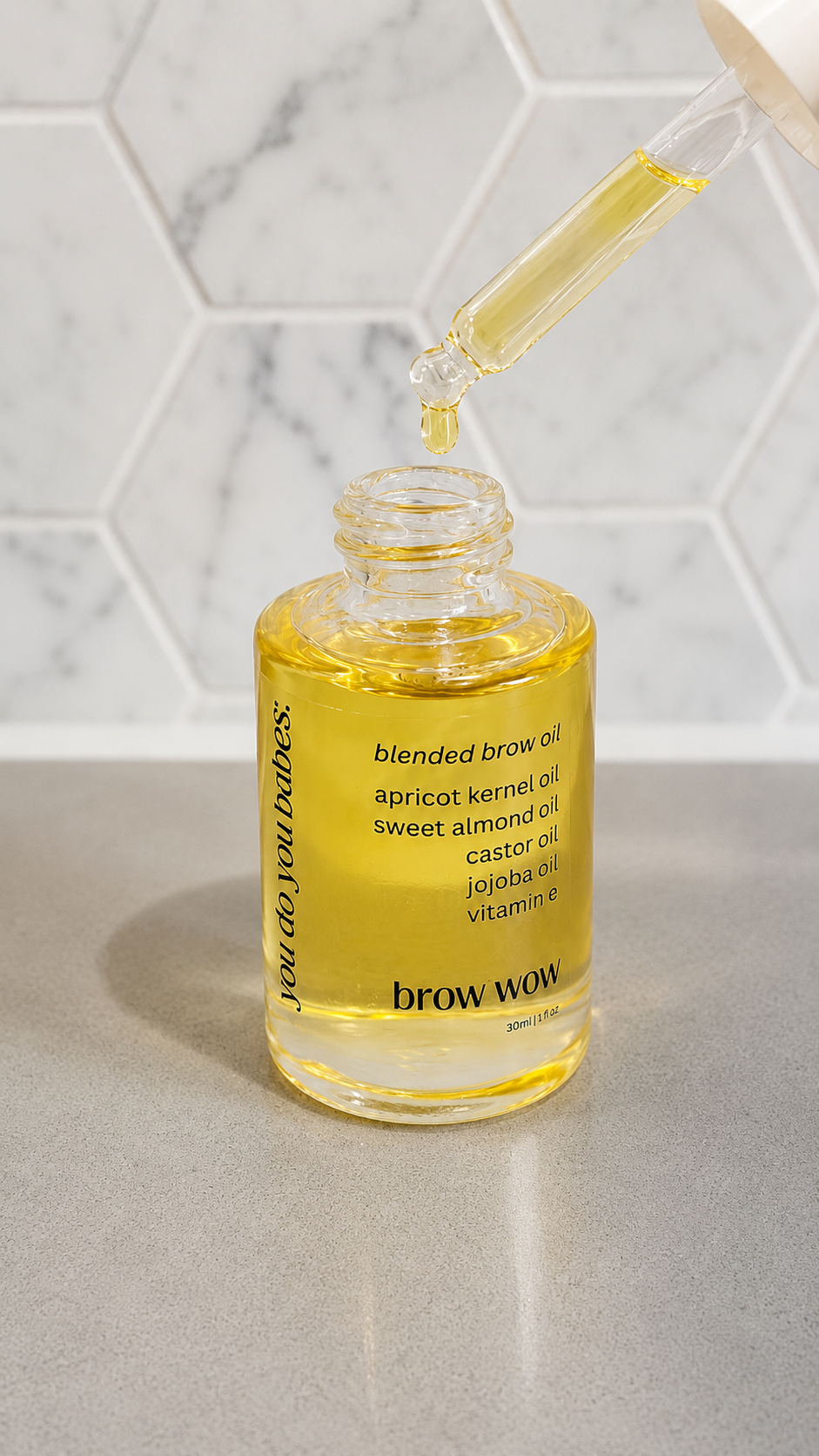 Blended brow oil by you do you babes