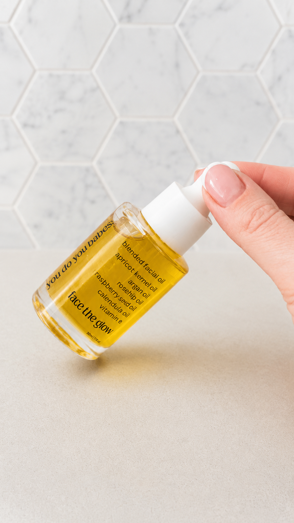 face the glow facial oil 